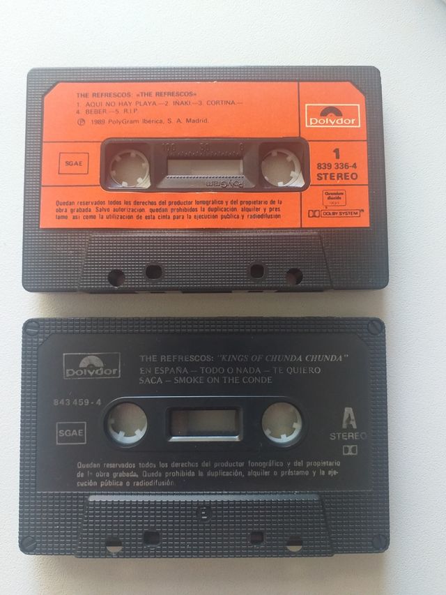 CASSETTES K7 " THE REFRESCOS " ROCK SKA PUNK