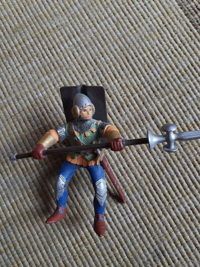 3 Soldados medievales Papo. Comprados en Alemania.