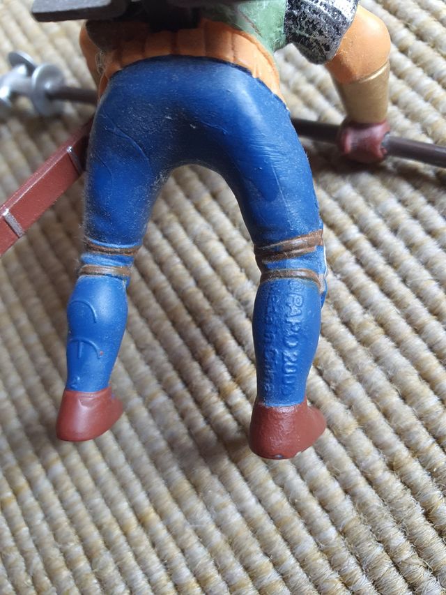 3 Soldados medievales Papo. Comprados en Alemania.