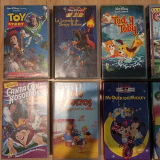 lote peliculas Disney infantiles VHS