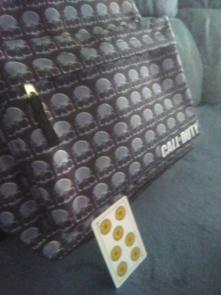 mochila juego call of duty a estrenar.