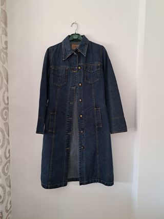 Abrigo vaquero denim Trafaluc talla M/L