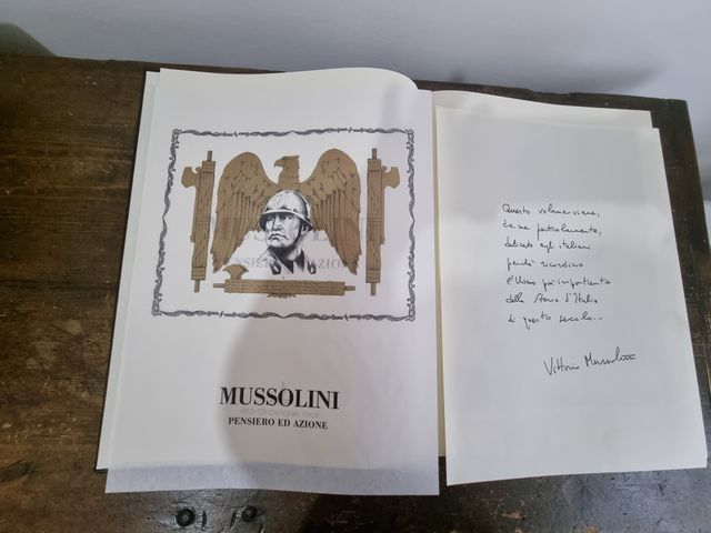 libro Mussolini edizione numerata collezione