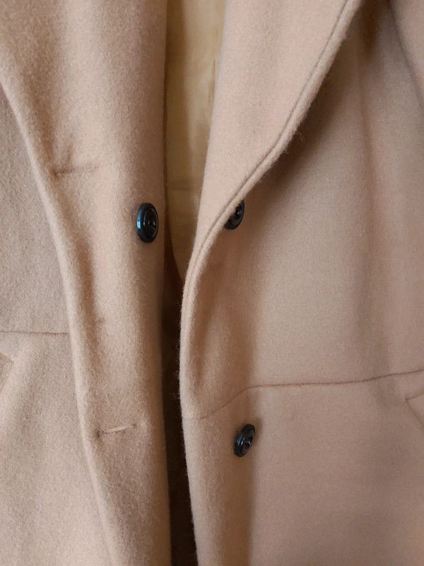 Casaco comprido/sobretudo camel, xl