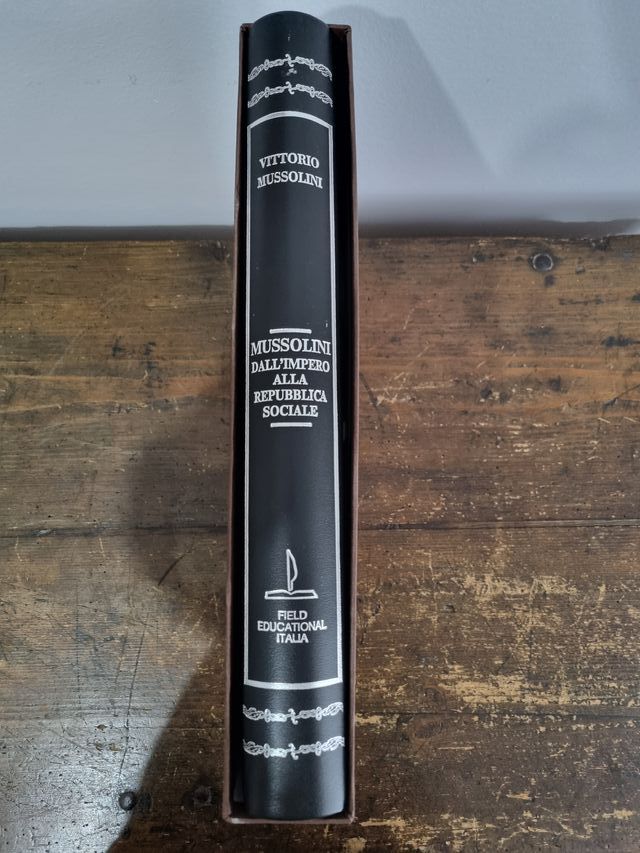 Libro Mussolini edizione numerata collezione