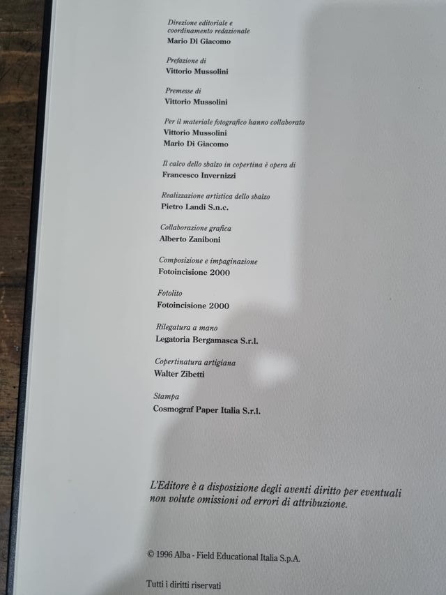 Libro Mussolini edizione numerata collezione