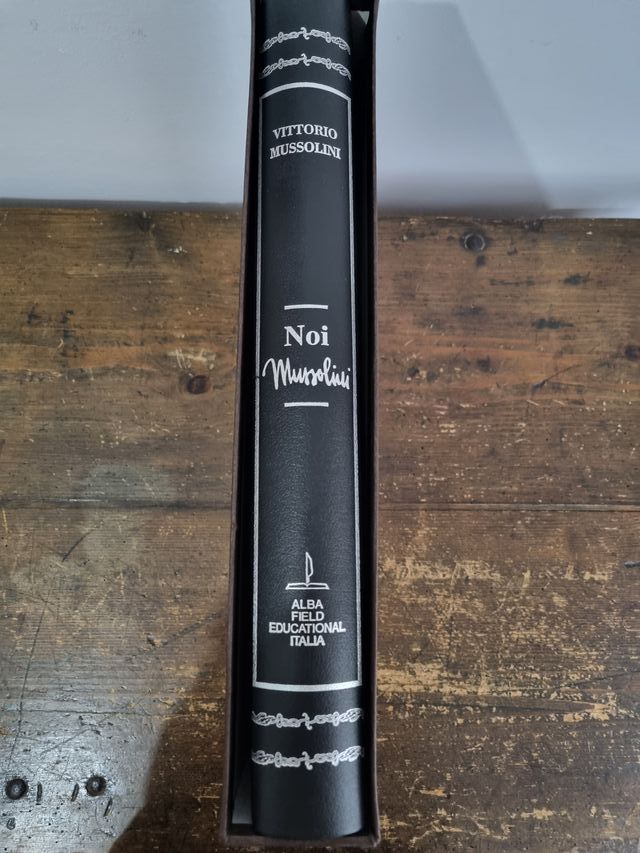 Libro Mussolini edizione numerata collezione