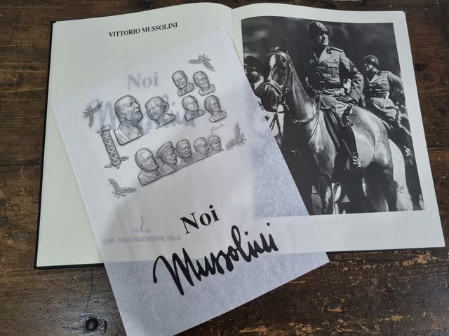 Libro Mussolini edizione numerata collezione