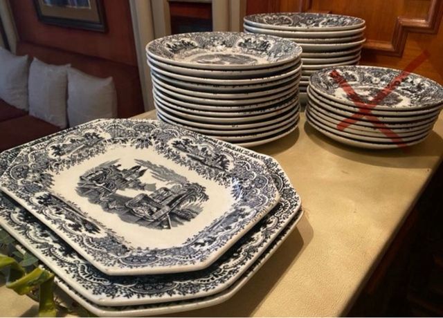 Vajilla Pickman Cartuja Sevilla