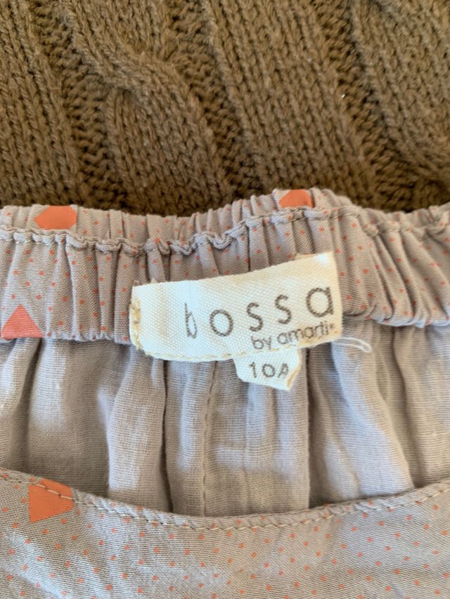 Falda gris Bossa niña