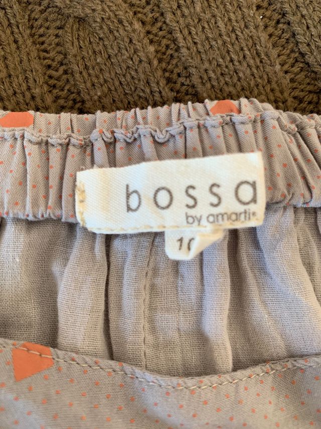 Falda gris Bossa niña