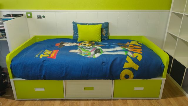 CAMA NIDO 90 Y MESILLA A JUEGO