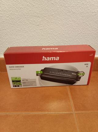 Máquina trituradora de papel casi nueva