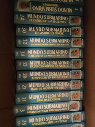 Cintas de VHS Cousteau.