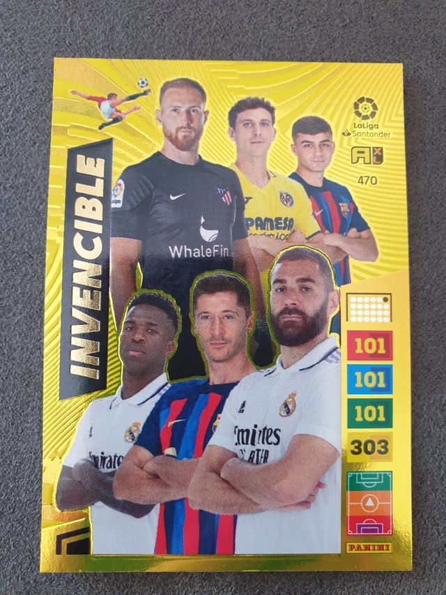 CARTA INVENCIBLE LIGA SANTANDER PANINI 20232024 de segunda mano por 6