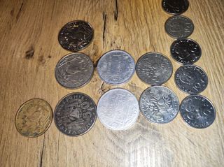 lote monedas Polinesia Francesa