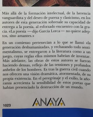 Antología de la Generación del 27