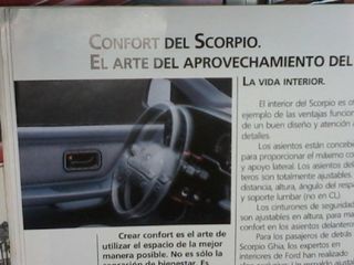 Ford SCORPIO V.6 Catalogo