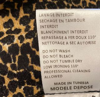 Falda Maje en viscosa con print de leopardo t. S