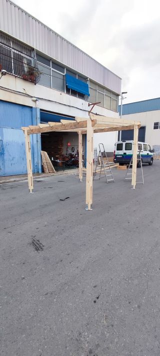 pergola de madera en kit 3x3