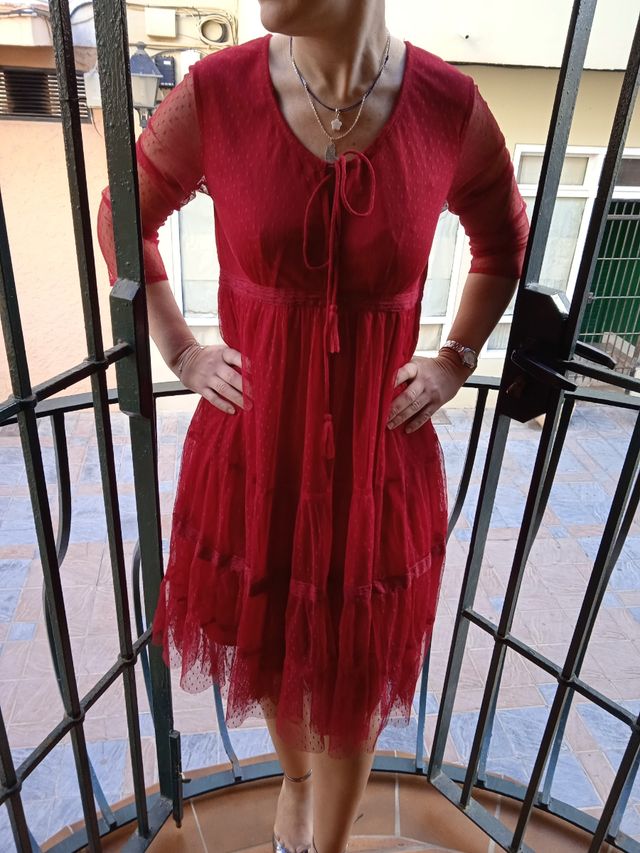 vestido rojo tintoretto