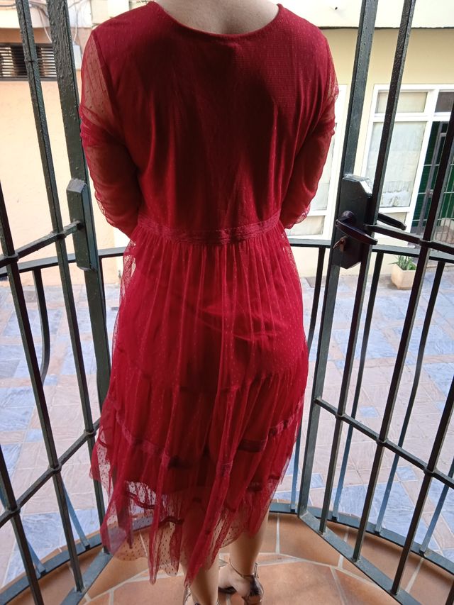 vestido rojo tintoretto