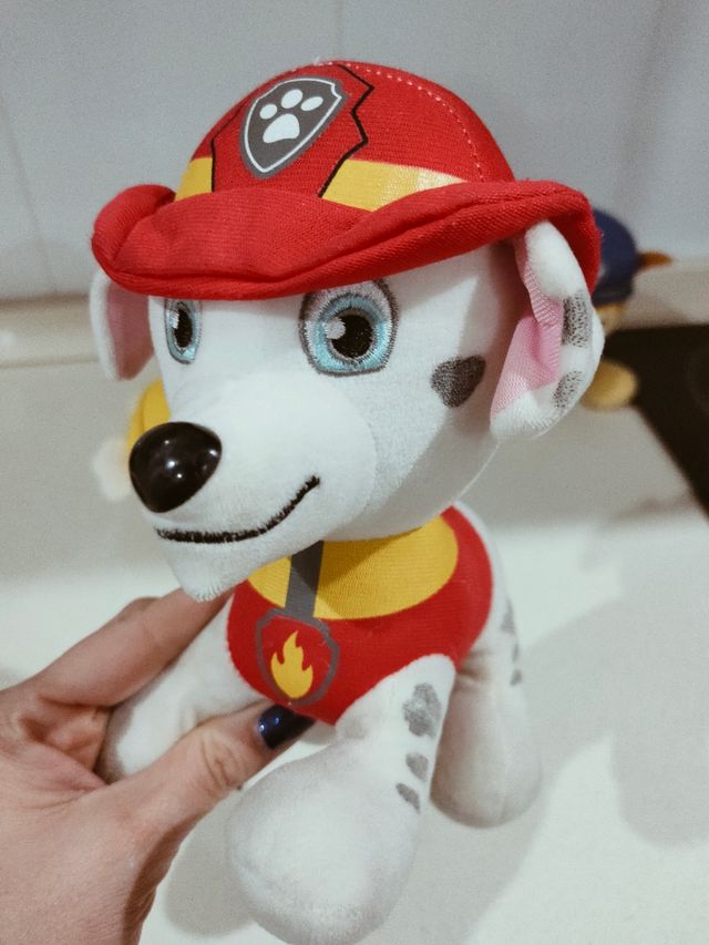 JUEGO DE 4 PELUCHES PATRULLA CANINA