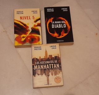 3 Libros Douglas Presión y Lincoln Child