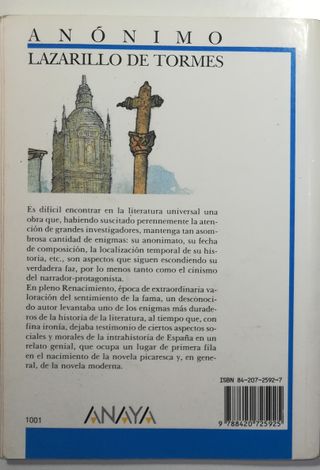  Lazarillo de Tormes (a partir de 12 años) 