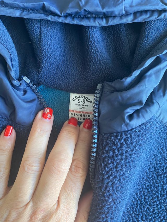 Giacca in pelle di pecora per 5-6 anni