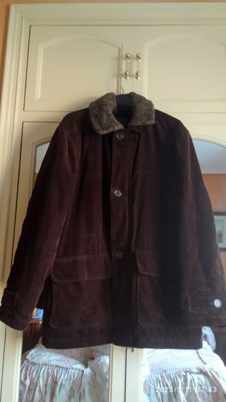 MUYREBAJAD.CHAQUETÓN hombreMujer52 PANA poco u