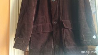 MUYREBAJAD.CHAQUETÓN hombreMujer52 PANA poco u