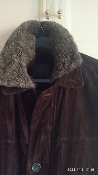 MUYREBAJAD.CHAQUETÓN hombreMujer52 PANA poco u