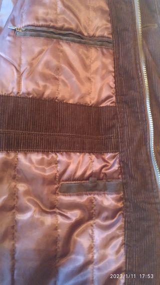 MUYREBAJAD.CHAQUETÓN hombreMujer52 PANA poco u