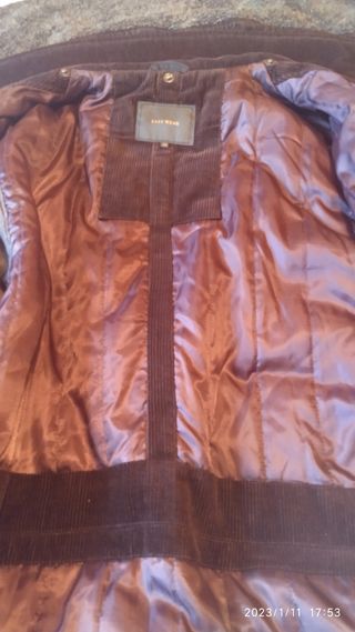 MUYREBAJAD.CHAQUETÓN hombreMujer52 PANA poco u