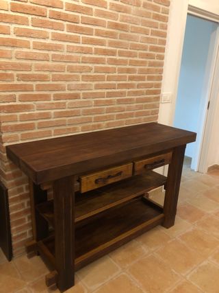 Aparador en madera de Iroko