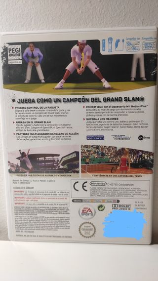 👌👌Juego de la wii: Tennis 🔥🔥
