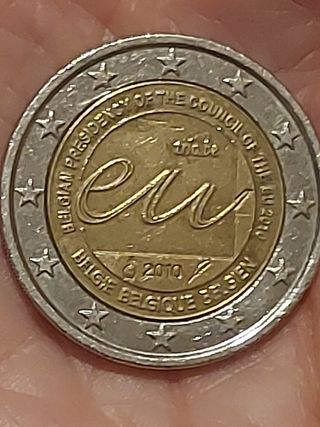Moneda conmemorativa 2€ Bélgica 2010