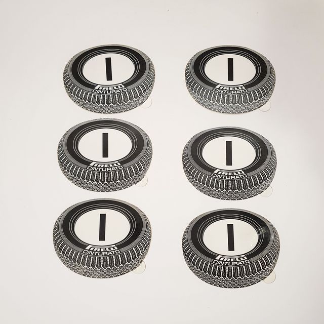 Pirelli Cinturato adesivo vintage pubblicitario