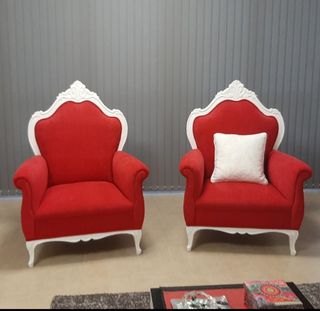  2 Sillón Butaca Trono