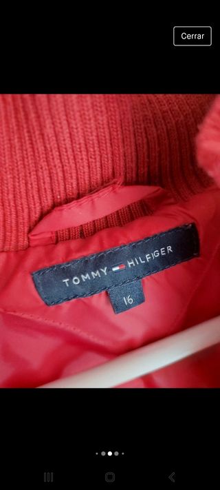 Abrigo plumas Tommy Hilfiger