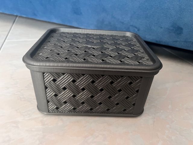 Organizer portaoggetti beauty-case grigio