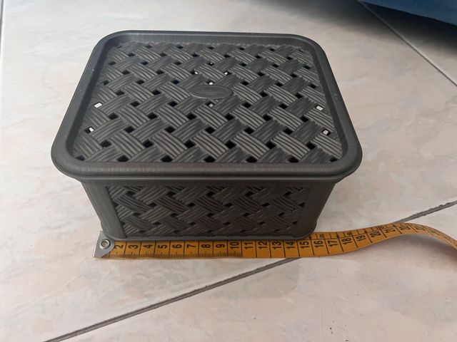 Organizer portaoggetti beauty-case grigio