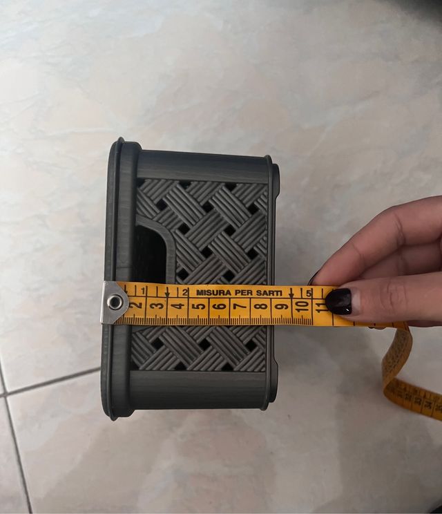 Organizer portaoggetti beauty-case grigio