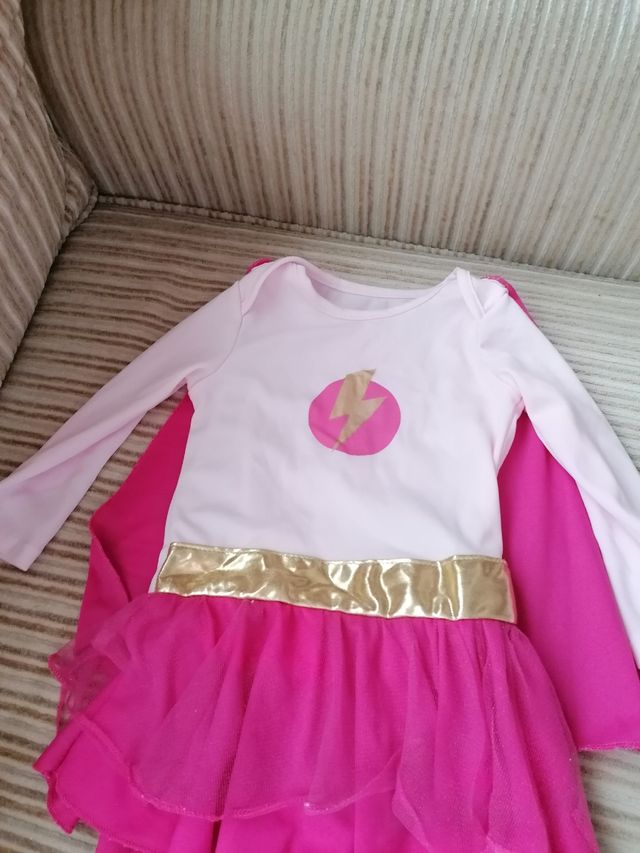 disfraz bebé superheroina