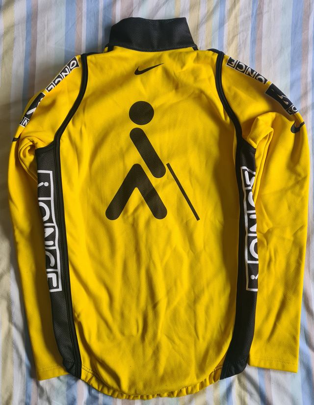 Chaqueta térmica ciclismo. Nike del equipo Once