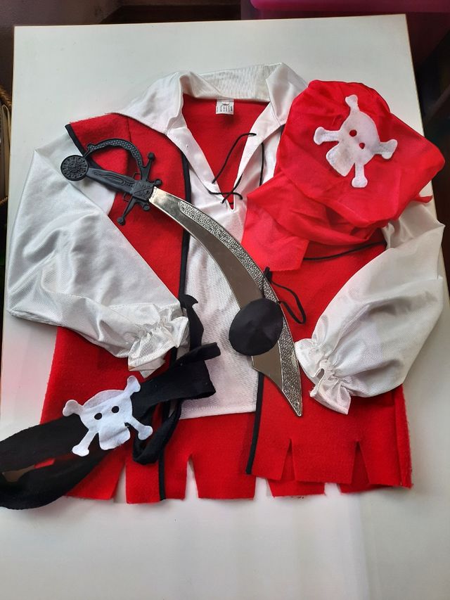 disfraz pirata niño/niña con accesorios