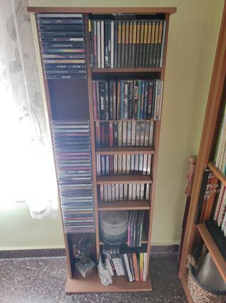 Estantería Porta CD, cinta y videojuegos