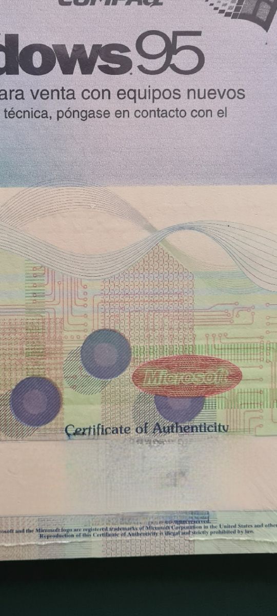 Windows 95. Sin abrir. En CD