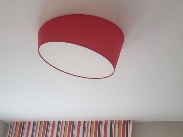 Lámpara de techo [ pantalla asimétrica]